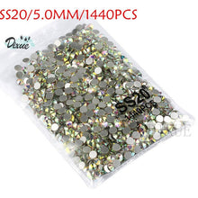 Load image into Gallery viewer, High light AAA rhinestone crystal AB clear SS3-SS40(1.3mm-8.4mm) Non Hotfix flatback Rhinestones for Nails 3D nail art  gems045