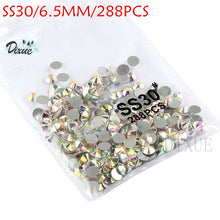 Load image into Gallery viewer, High light AAA rhinestone crystal AB clear SS3-SS40(1.3mm-8.4mm) Non Hotfix flatback Rhinestones for Nails 3D nail art  gems045