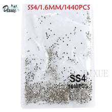 Load image into Gallery viewer, High light AAA rhinestone crystal AB clear SS3-SS40(1.3mm-8.4mm) Non Hotfix flatback Rhinestones for Nails 3D nail art  gems045