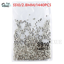 Load image into Gallery viewer, High light AAA rhinestone crystal AB clear SS3-SS40(1.3mm-8.4mm) Non Hotfix flatback Rhinestones for Nails 3D nail art  gems045