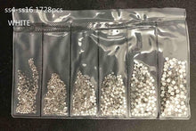 Load image into Gallery viewer, High light AAA rhinestone crystal AB clear SS3-SS40(1.3mm-8.4mm) Non Hotfix flatback Rhinestones for Nails 3D nail art  gems045