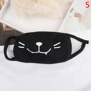 1PCS Cotton Dustproof Mouth Face Mask Anime Cartoon Kpop Lucky Bear Women Men Muffle Face Mouth Masks