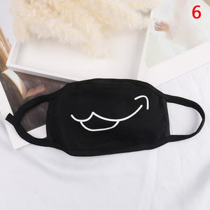 1PCS Cotton Dustproof Mouth Face Mask Anime Cartoon Kpop Lucky Bear Women Men Muffle Face Mouth Masks