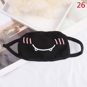 1PCS Cotton Dustproof Mouth Face Mask Anime Cartoon Kpop Lucky Bear Women Men Muffle Face Mouth Masks