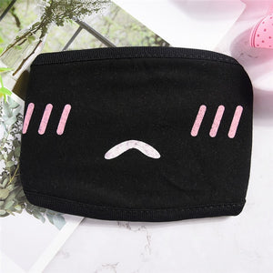 1PCS Cotton Dustproof Mouth Face Mask Anime Cartoon Kpop Lucky Bear Women Men Muffle Face Mouth Masks