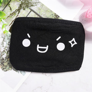 1PCS Cotton Dustproof Mouth Face Mask Anime Cartoon Kpop Lucky Bear Women Men Muffle Face Mouth Masks